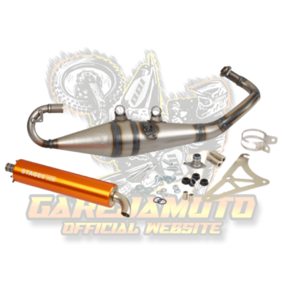 EXHAUST STAGE6 PRO REPLICA MK2 ORANGE PIAGGIO