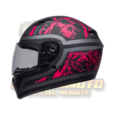 BELL Qualifier Helmet – Rebel Matte Black/Pink