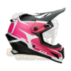 Z1R Rise Flame Pink Motocross Helmet - Image 2