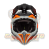 Airoh Aviator 3 Wave Carbon Motocross Helmet Orange/Chrome - Image 2