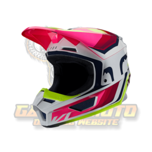 Fox V1 Tro Pink/Yellow MVRS MIPS ECE