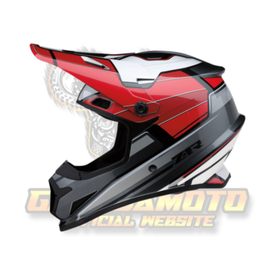 Z1R Rise MC Red/White Motocross Helmet