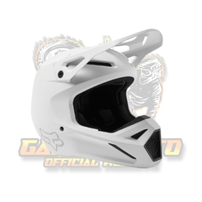 Fox V1 Solid White MIPS ECE Motocross Helmet