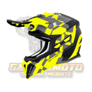 Airoh Strycker XXX Yellow Motocross Helmet