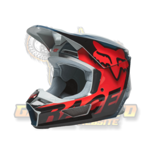 Fox V1 Trice Grey/Orange MIPS MVRS ECE Motocross Helmet