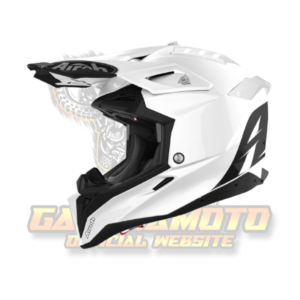 Airoh Aviator 3 White Motocross Helmet