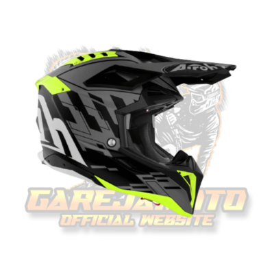 Airoh Aviator 3 Rampage Black Motocross Helmet