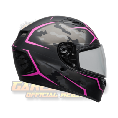 BELL Qualifier Helmet – Stealth Camo Matte Black/Pink