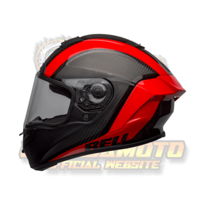 BELL Race Star DLX Flex Helmet – Tantrum 2 Matte/Gloss Black/Red