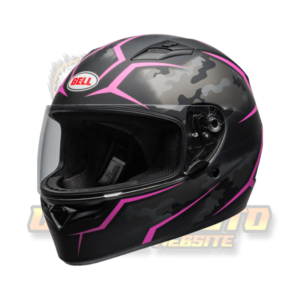 BELL Qualifier Helmet - Stealth Camo Matte Black/Pink