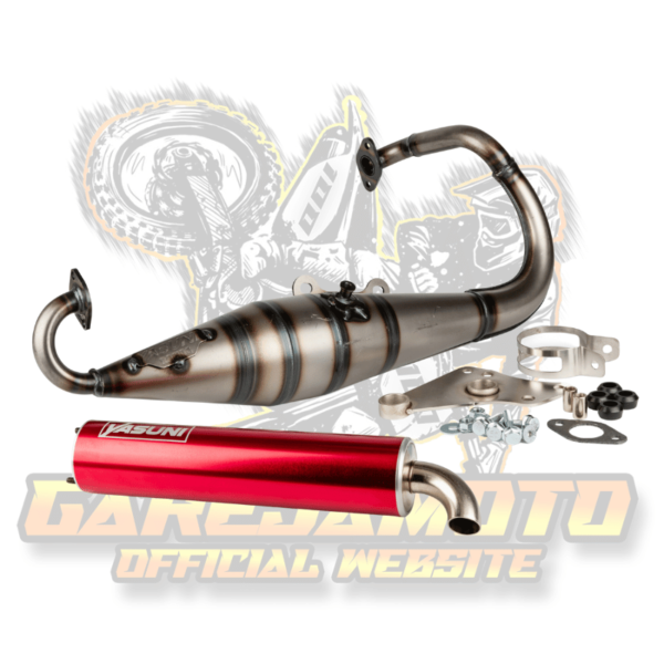 EXHAUST YASUNI Z RED FORTUNA PEUGEOT VERTICAL (SPEEDFIGHT / TREKKER) - Image 2