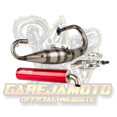 EXHAUST YASUNI R RED FORTUNA PEUGEOT VERTICAL (SPEEDFIGHT / TREKKER)