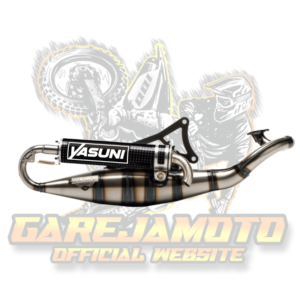 EXHAUST YASUNI R BLACK EDITION YAMAHA AEROX / MBK NITRO CARBON LOOK