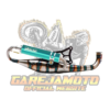 Exhaust Yasuni C21 Minarelli Horizontal Blue