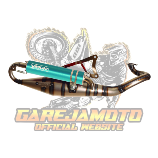 Exhaust Yasuni R-Pro Minarelli Horizontal Blue
